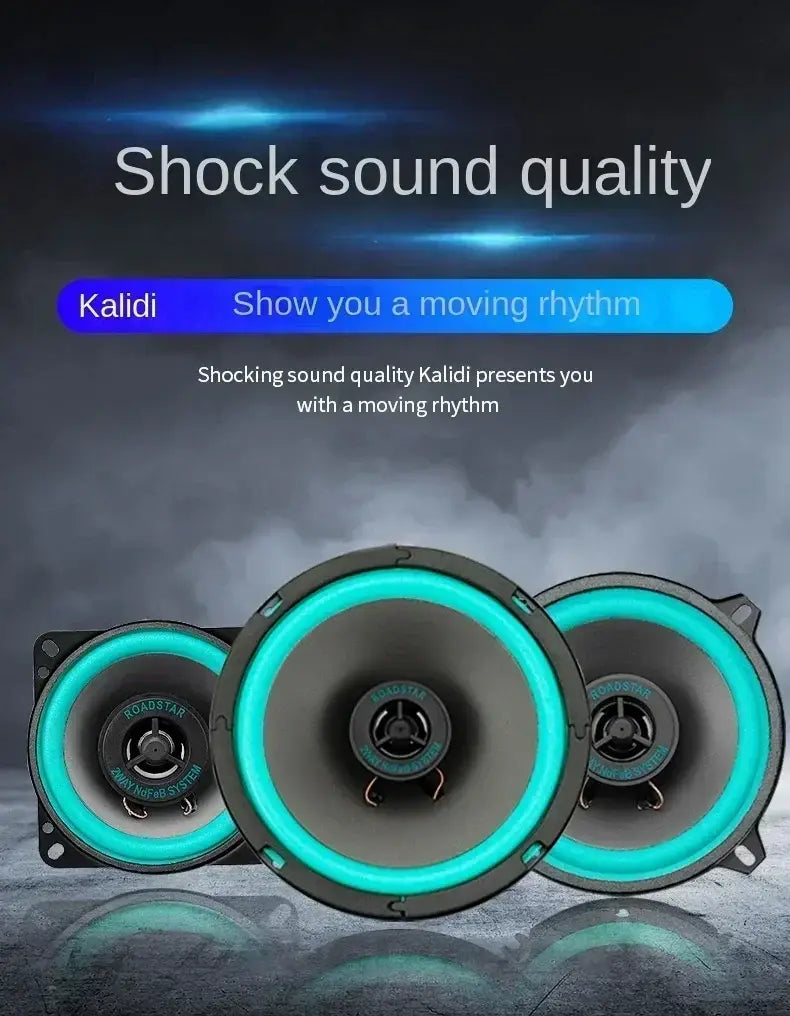 4/5/6.5 Inch Universal Car Coaxial Speakers HiFi Automotive