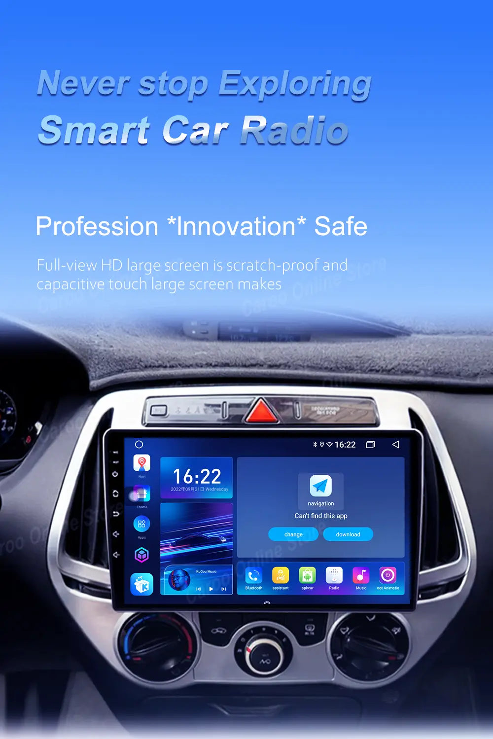 Android 16 Car DVD For Hyundai I20 2010 2012 2013 2014 Auto