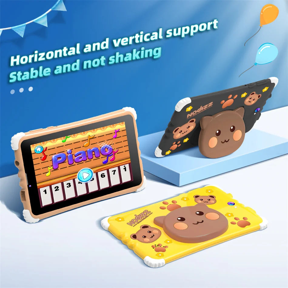 7 Inch Kids Tablet 4GB RAM 128GB ROM Android 15.0 MTK8321 Quad Core Dual Camera WIFI 1024*600 IPS Screen Childrem’s