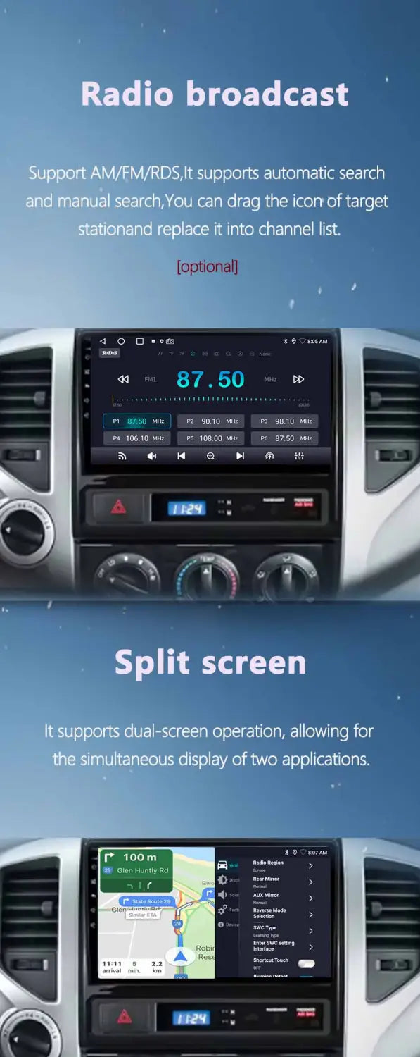 Carplay GPS 4G WIFI Car Radio Touch Screen for Ford Mondeo