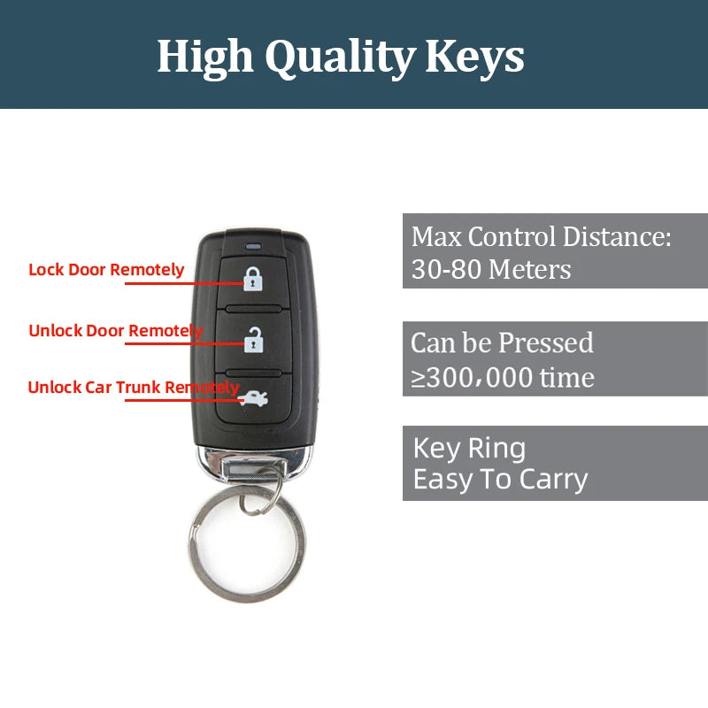 Car Remote Central Door Lock Keyless System Control Alarm Systems Locking withAuto Kit