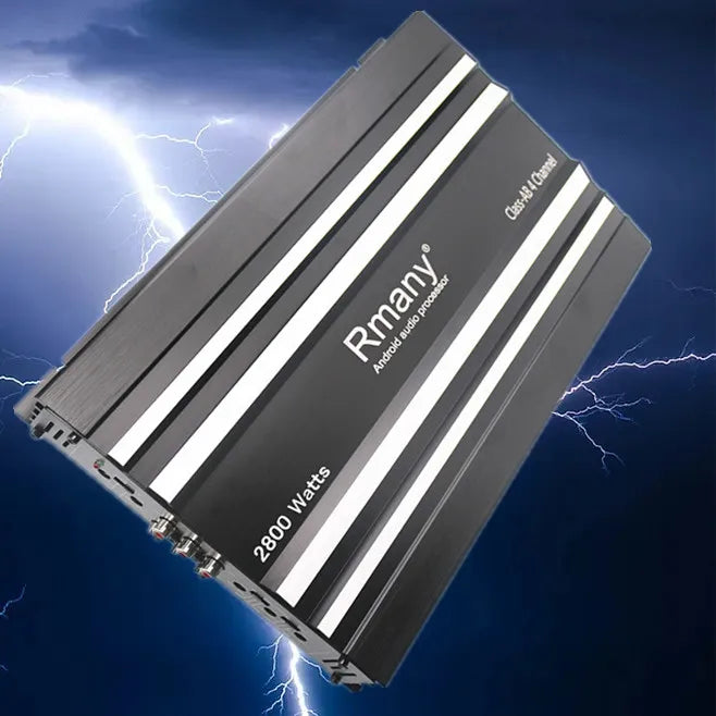 2800W5800W Car Audio Amplifier Four-Channel Is Suitable for Modified Subwoofer