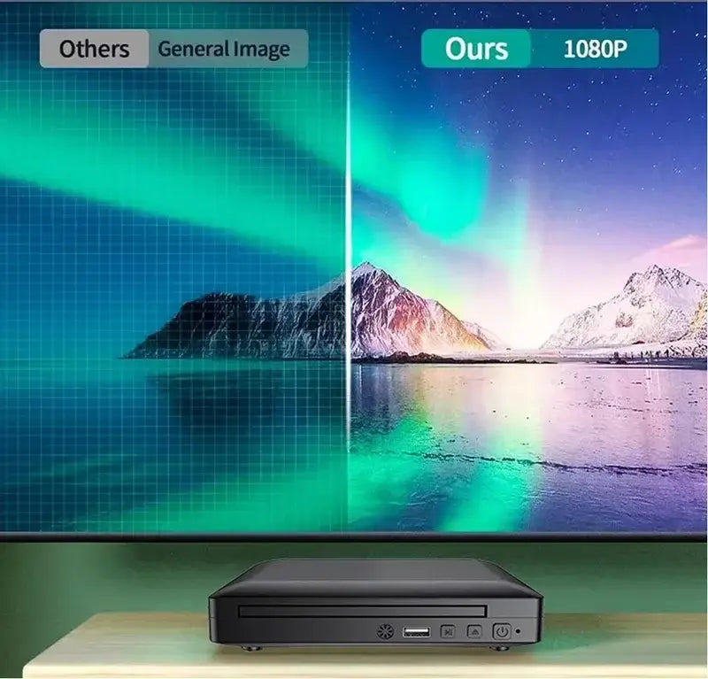 DVD Player 1080P Home Players Full HD Multimedia Digital TV Disc Support CD MP3 MP4 RW VCD Theatre System