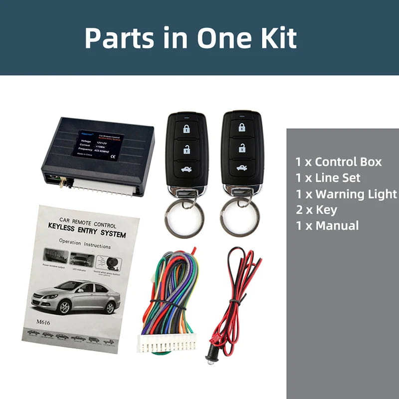 Car Remote Central Door Lock Keyless System Control Alarm Systems Locking withAuto Kit