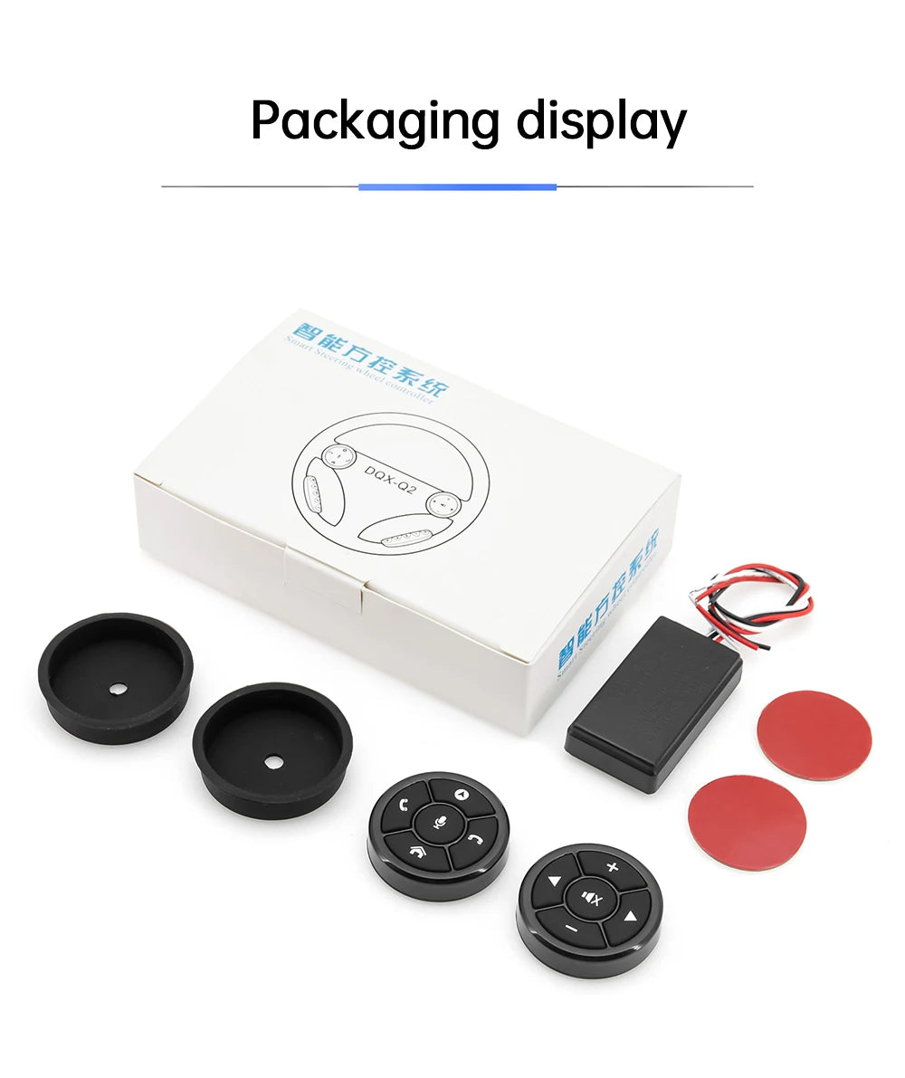 Car Wireless Remote Control 10Keys Steering Wheel Radio Controller Android Long Distance Sound Multimedia Smart Buttons