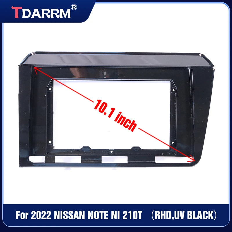 Car Stereo Android GPS Multimedia Radio Fascia Panel Dashboard Frame Installation Trim Kit For NISSAN NOTE NI 210T 2022
