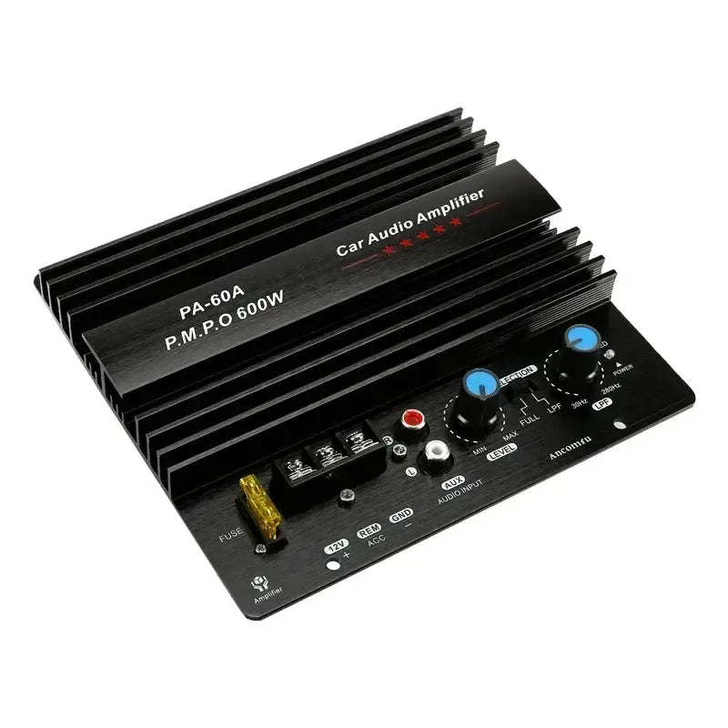 12V 600W Mono Car Audio Amplifier Powered Subwoofer Bass Amplifiers Board Player Automotive Amplifie r Module 3D