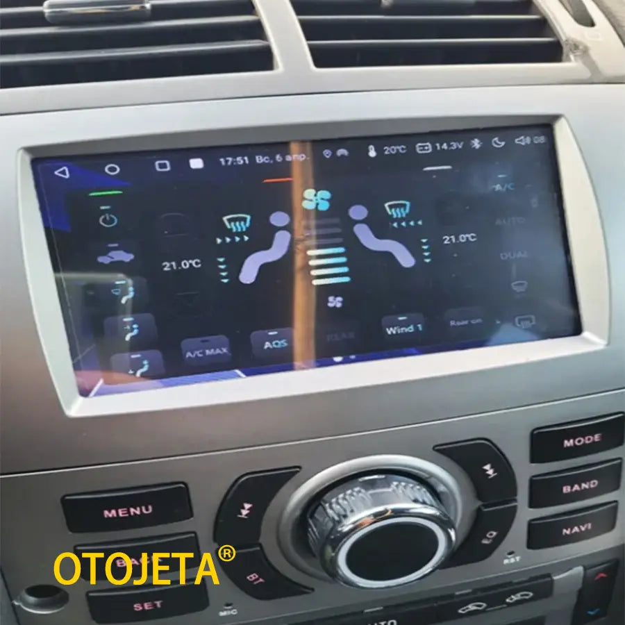 7″ Car Radio Multimedia Player Android 14 GPS For Peugeot