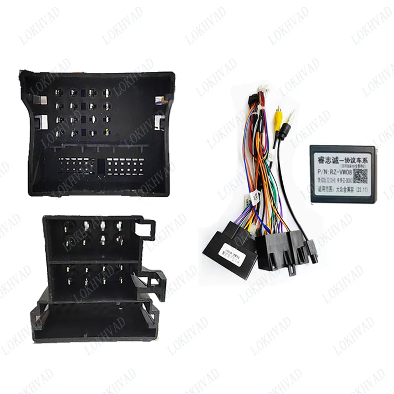 Car Radio For Skoda Yeti 5L 2009 - 2014 Android 2 Din Stereo Mounting Bezel Faceplate Frame Kit