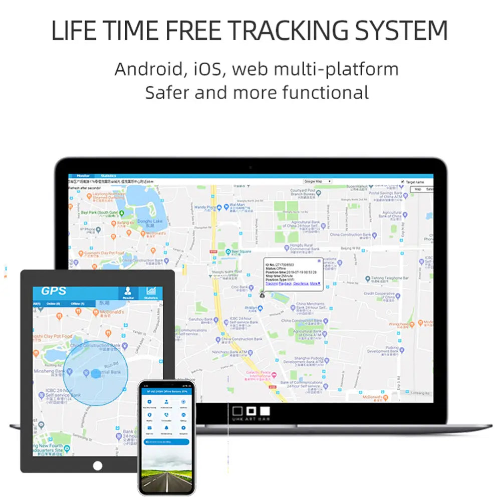 Car Tracking Alarm GPS Tracker 4G 10000mAh