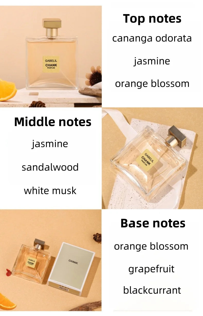 50/100ml Gabelil Women Perfume Refreshing Ladies Luxury Scent Modern Woody Fragrance Elegant Alluring Eau de Parfum