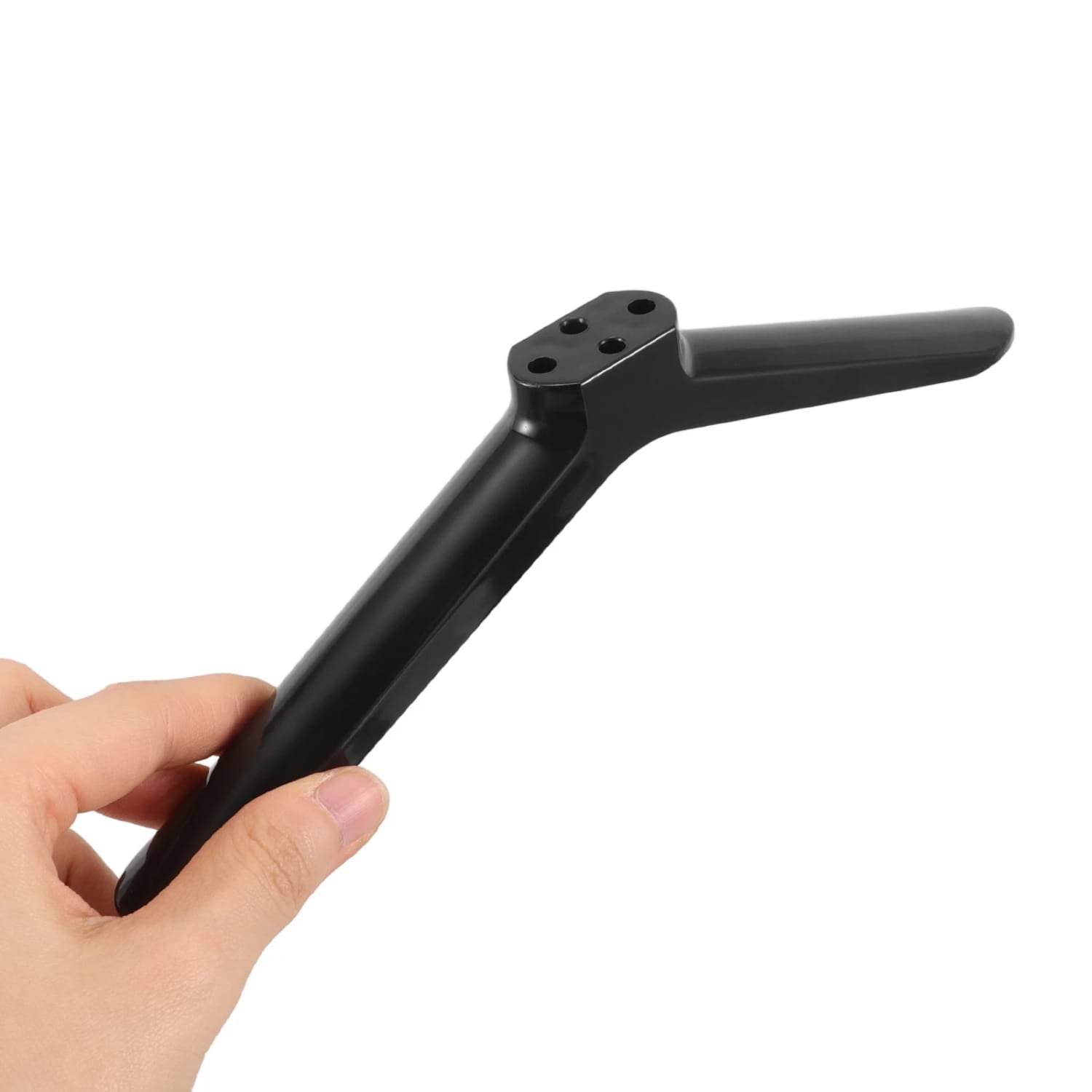 2pcs TV Stand Legs 40 Inch for Bedroom Motorized Projector Screen Black Plastic Adjustable Television Stable Support