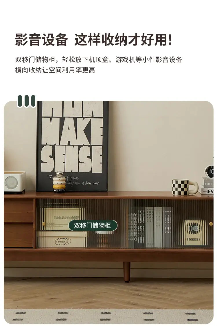 Simple Trendy Tv Stand Mid Century Metal Handles Retro Luxury With Drawers Classic Mobiletto Porta Room Furniture