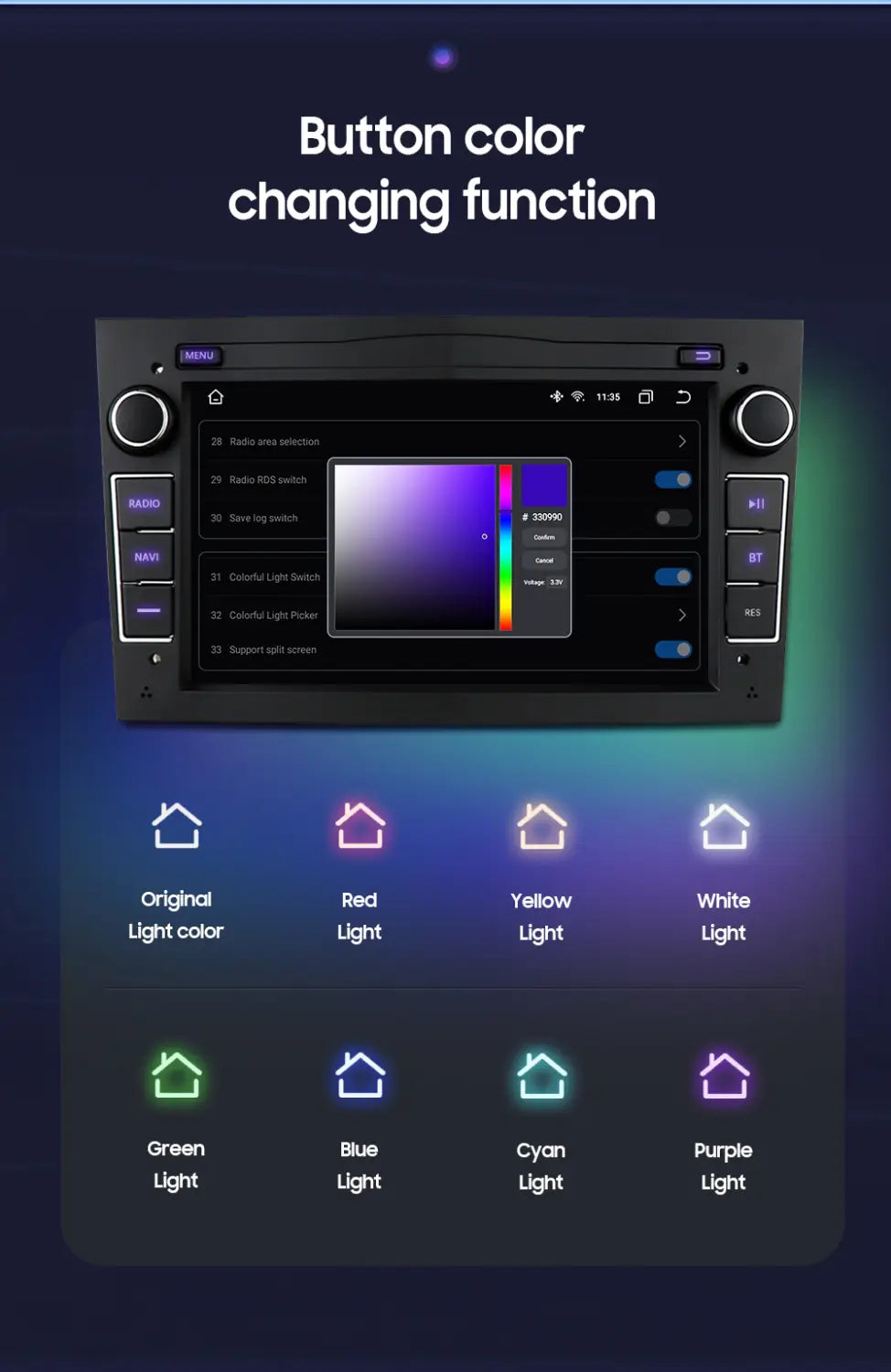 Android Car GPS PLAYER for Opel Astra H J 2004 Vectra