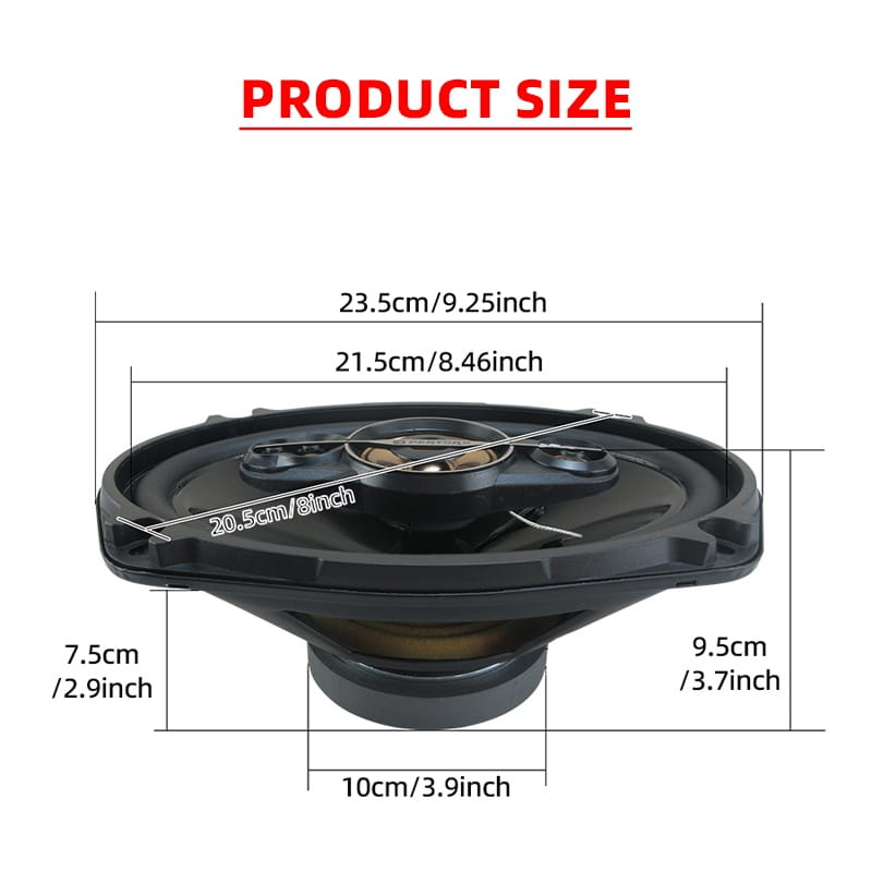 Car Speakers 2400W (2*1200W) Coaxial Speaker 6*9 Inch