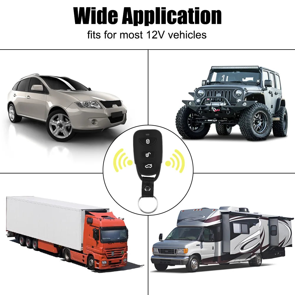 Car Remote Central Door Lock Keyless Control Kit Alarm System