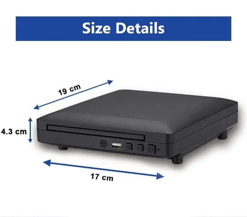DVD Player 1080P Home Players Full HD Multimedia Digital TV Disc Support CD MP3 MP4 RW VCD Theatre System