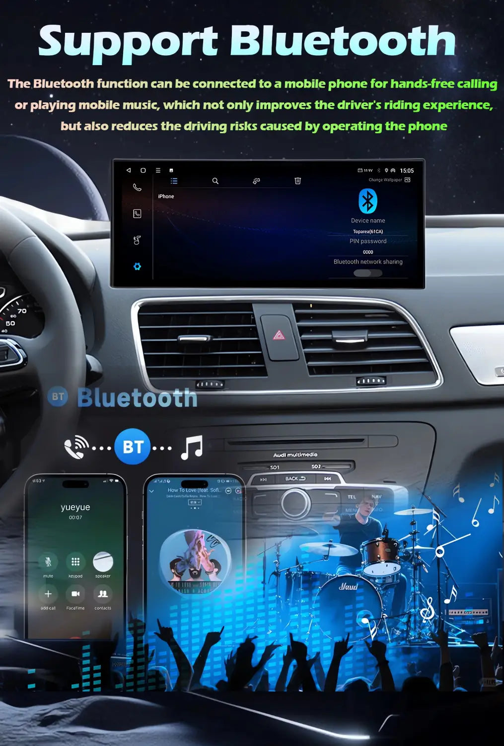 GPS Navi Car Video Multimedia Radio Player Android 16