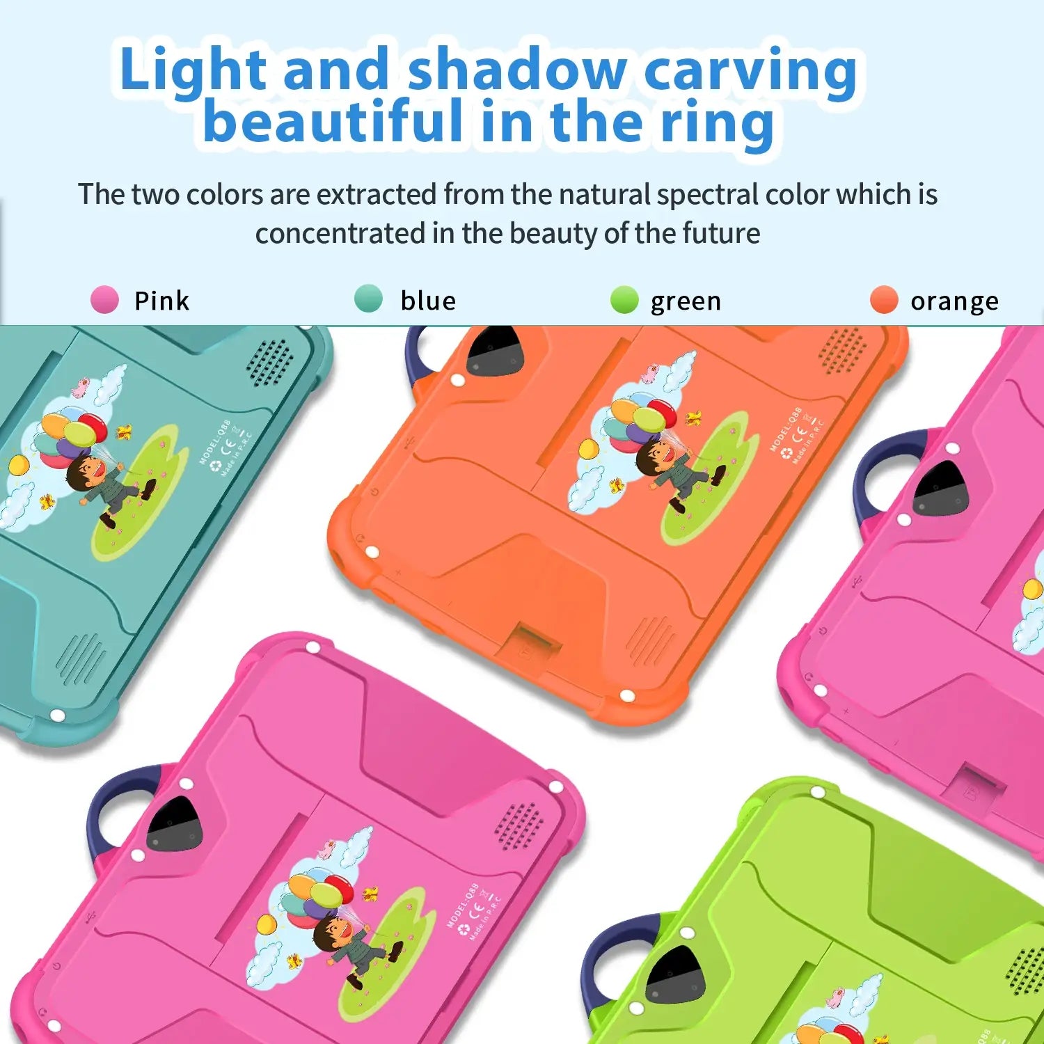 New 7 Inch 5G WiFi Tablet Pc for Children’s best Gifts Android Kids Game Educational Learning Tablets Quad Core 4GB RAM