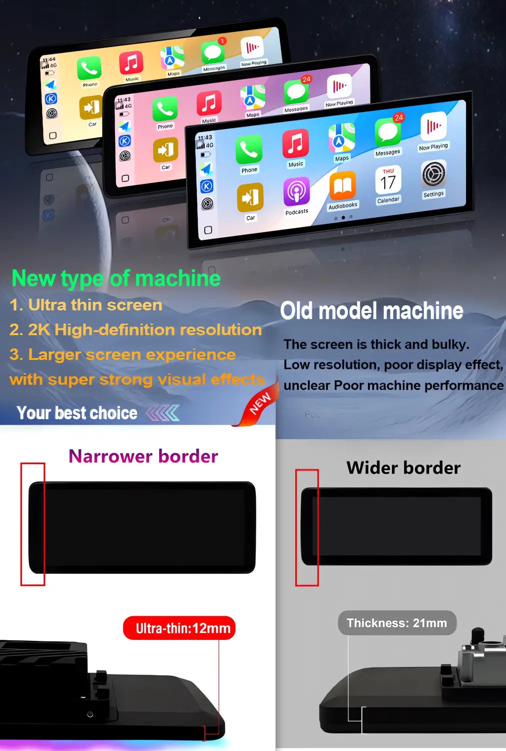 GPS Navi Car Video Multimedia Radio Player Android 16