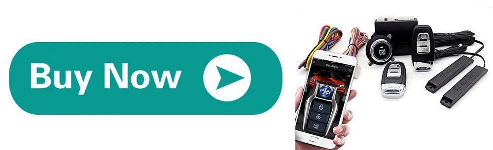Universal Auto Start Stop Keyless Entry System Car Alarm Remote Engine Push One Button Accessories
