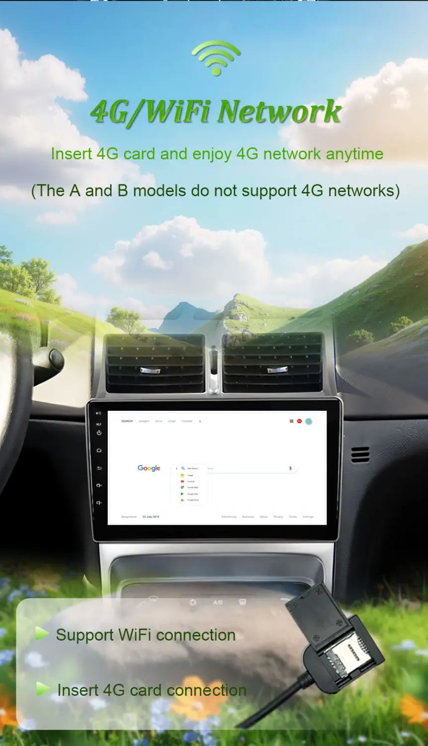 Car Radio Video Multimedia Player Carplay Android GPS