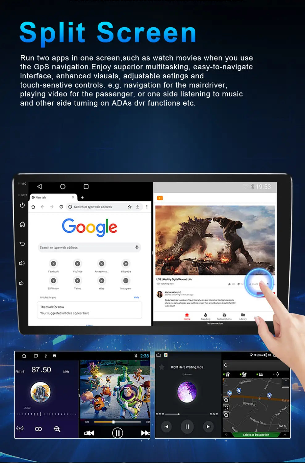 Android Auto Multimedia For VOLKSWAGEN VW GOLF 5 PLUS