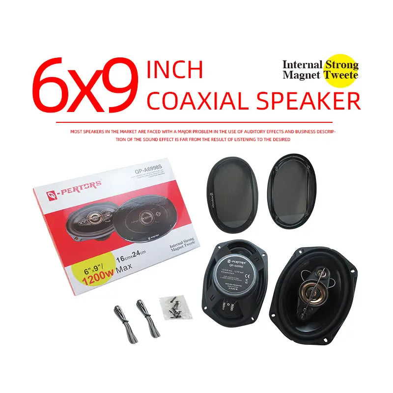 Car Speakers 2400W (2*1200W) Coaxial Speaker 6*9 Inch