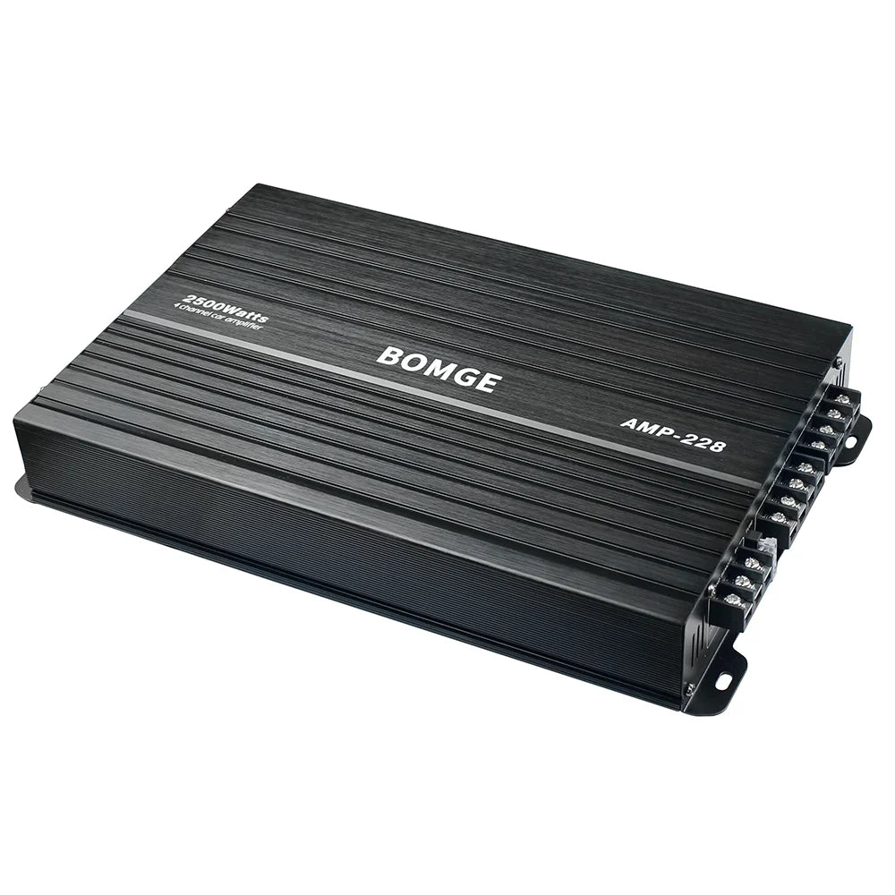 BOMGE AMP-228 Amplificador Dub 4 Canales AMP228 2500 Watts Max car power amplify