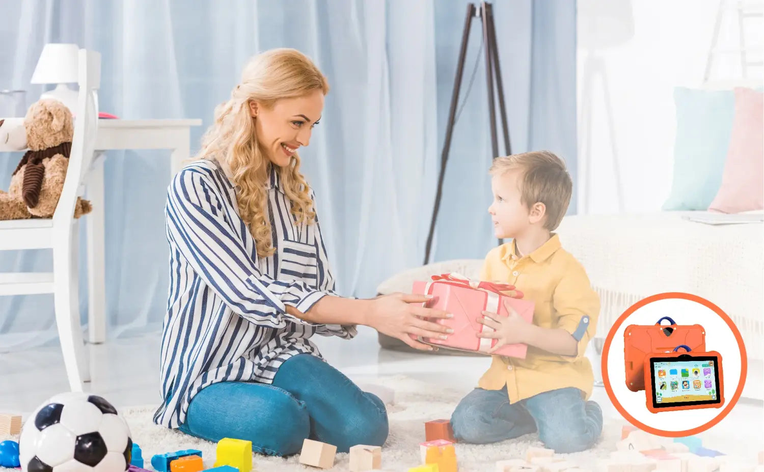 New 7 Inch 5G WiFi Tablet Pc for Children’s best Gifts Android Kids Game Educational Learning Tablets Quad Core 4GB RAM