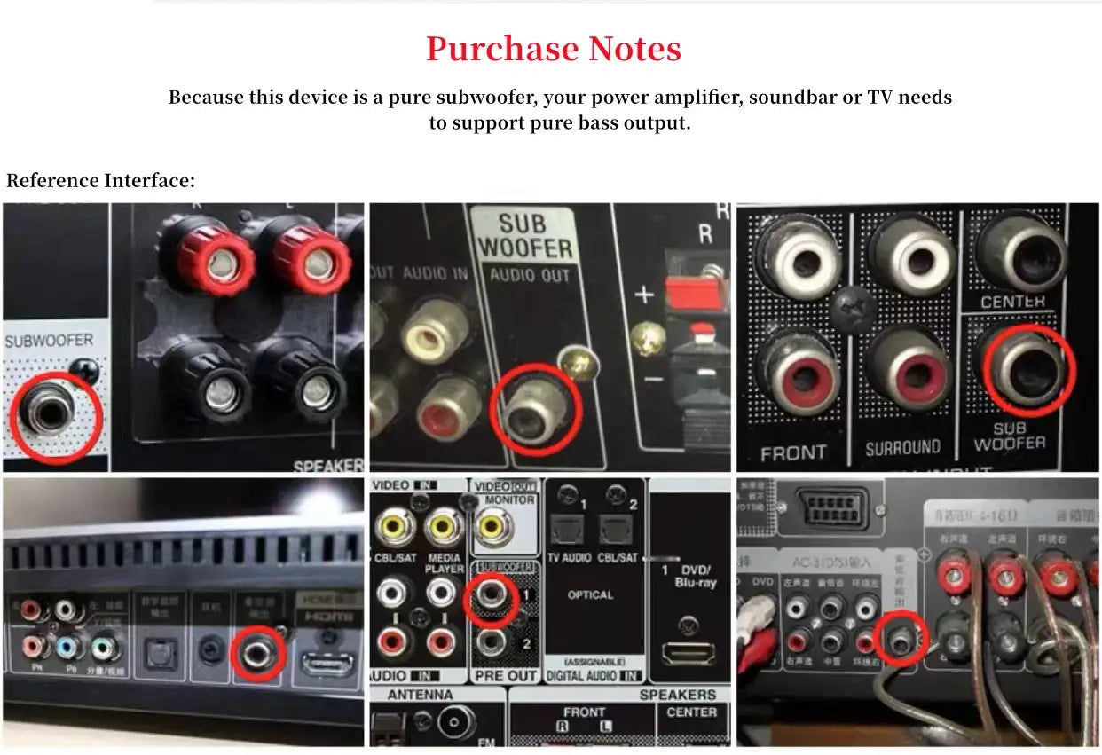 100W Wooden Desktop Passive Heavy Duty Subwoofer 6.5 Inch Horn Caixa De Som Need To Match Home Amp Or Powered Speakers