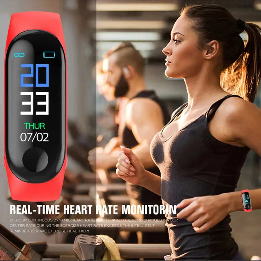 M3+ Smartwatch: Heart Rate & BP Monitoring