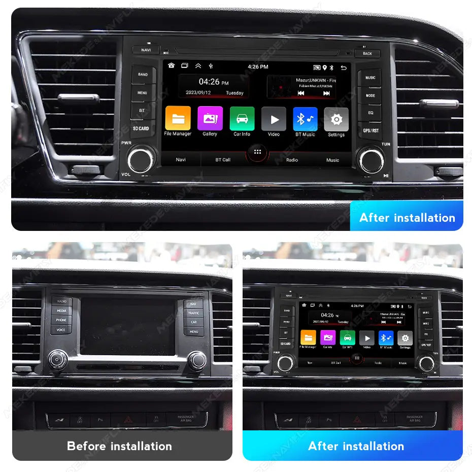 Navifly 7’’ 1Din Android 15 Car Radio Multimedia Video