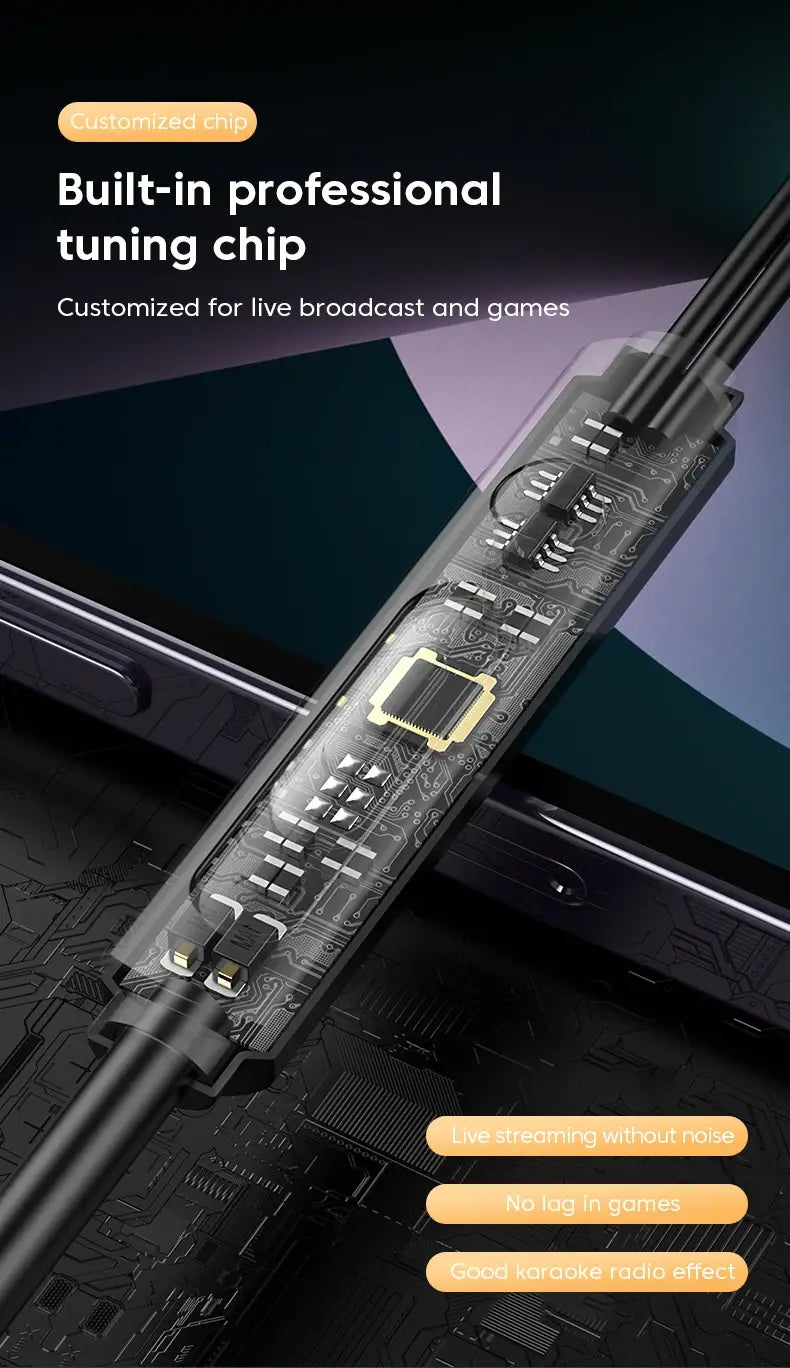 3M/2M Earphones Wired Headphones 3.5mm Audio Microphone Dual Plug For Desktop Computer Headset Gamer PC Earbuds In-Ear