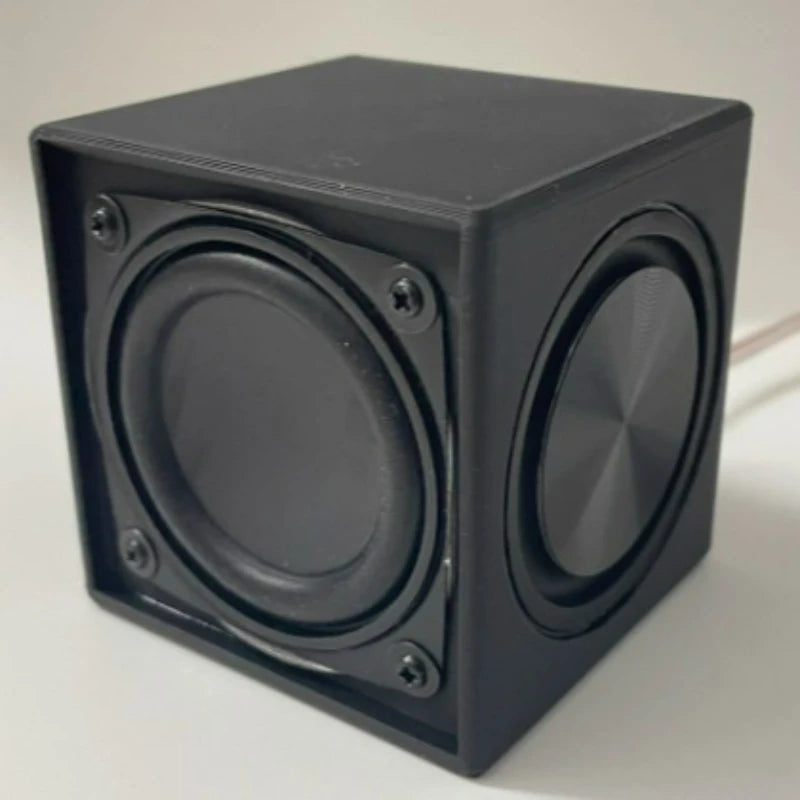 Subwoofer Passive Speaker 4 Ohm 10-15W Dual Diaphragm Waterproof Computer Music for Power Amplifier