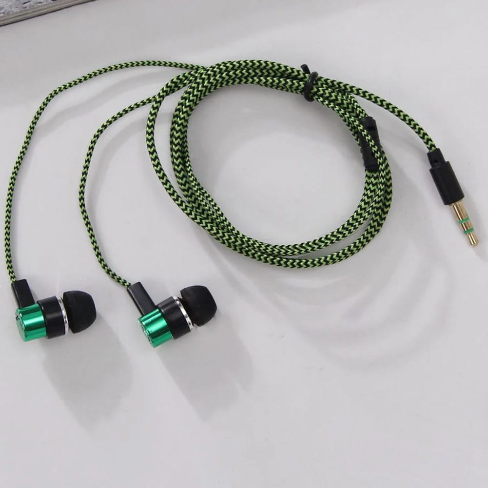 3.5mm Wired Headphones 2 Basic In-Ear Stereo Earbuds Mobile earphones Superb Bass Effect Headset