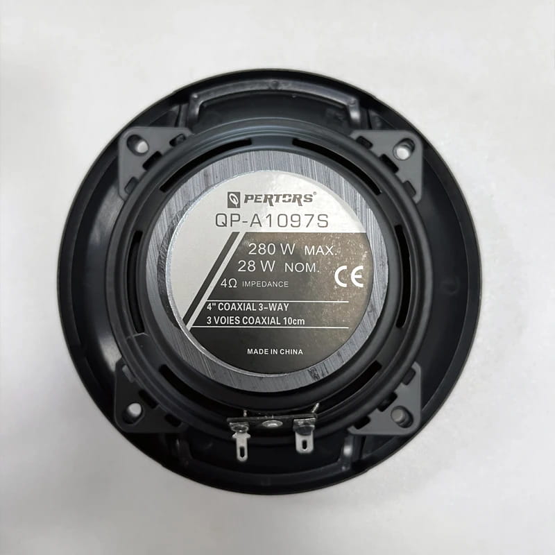 2pcs (2X280W) 560W Premium 4-Inch HiFi Car Speakers - HD Audio 4.0 Surround App Control Universal Flush Mount