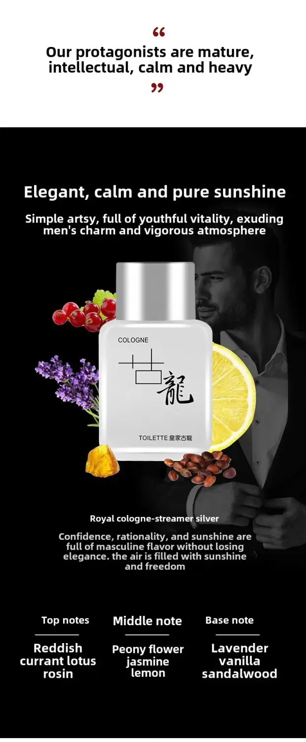 Men’s Cologne Perfume charm eau de parfum Long lasting Scent Fragrance Pheromone Dating Attract women Spray difusor