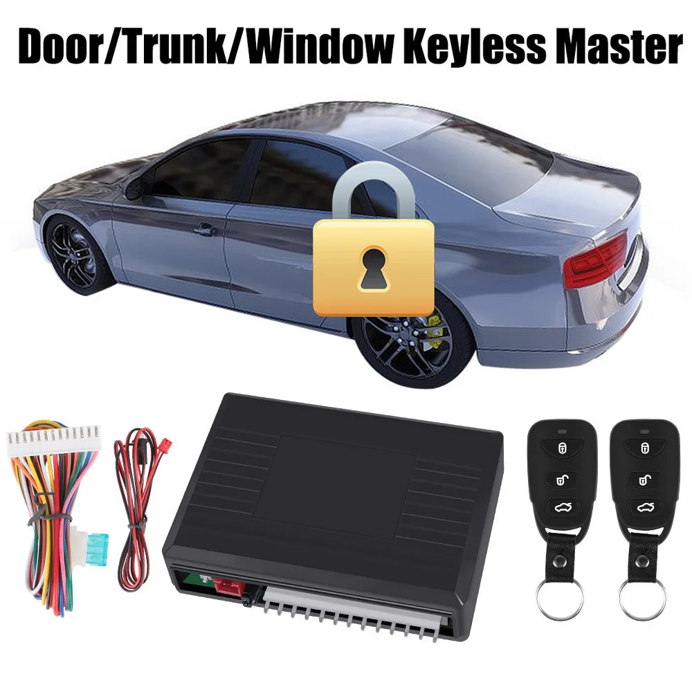 Car Remote Central Door Lock Keyless Control Kit Alarm System