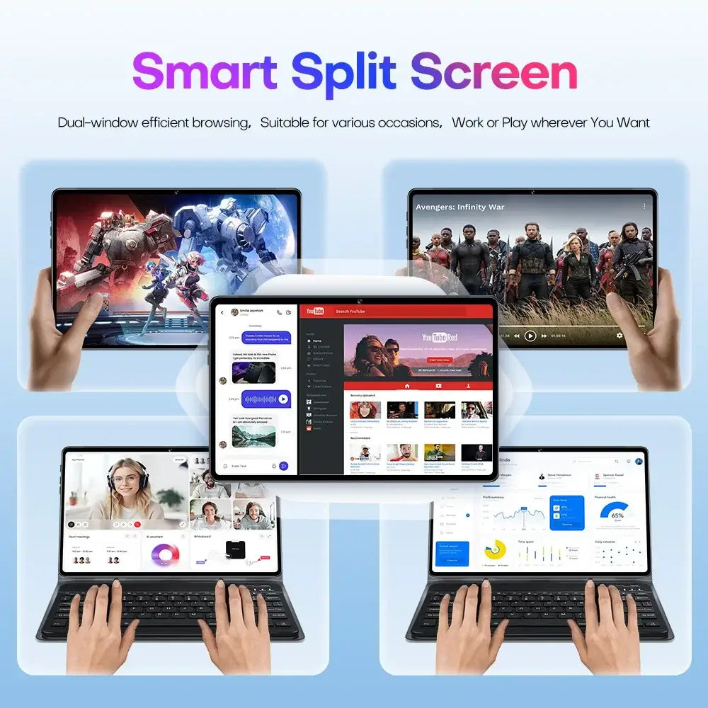 2025 Global Version Original Tablets Pad 7 Ultra Android 14 16GB + 1T 8800mAh Tablet PC WiFi GPS 11inch HD 4K 5G Dual