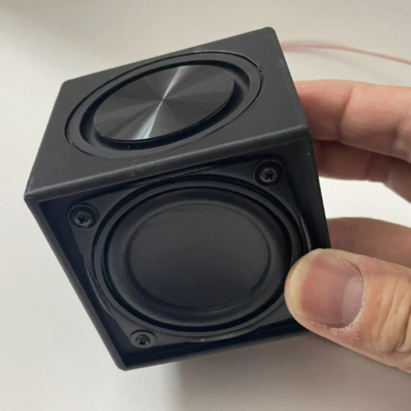 Subwoofer Passive Speaker 4 Ohm 10-15W Dual Diaphragm Waterproof Computer Music for Power Amplifier