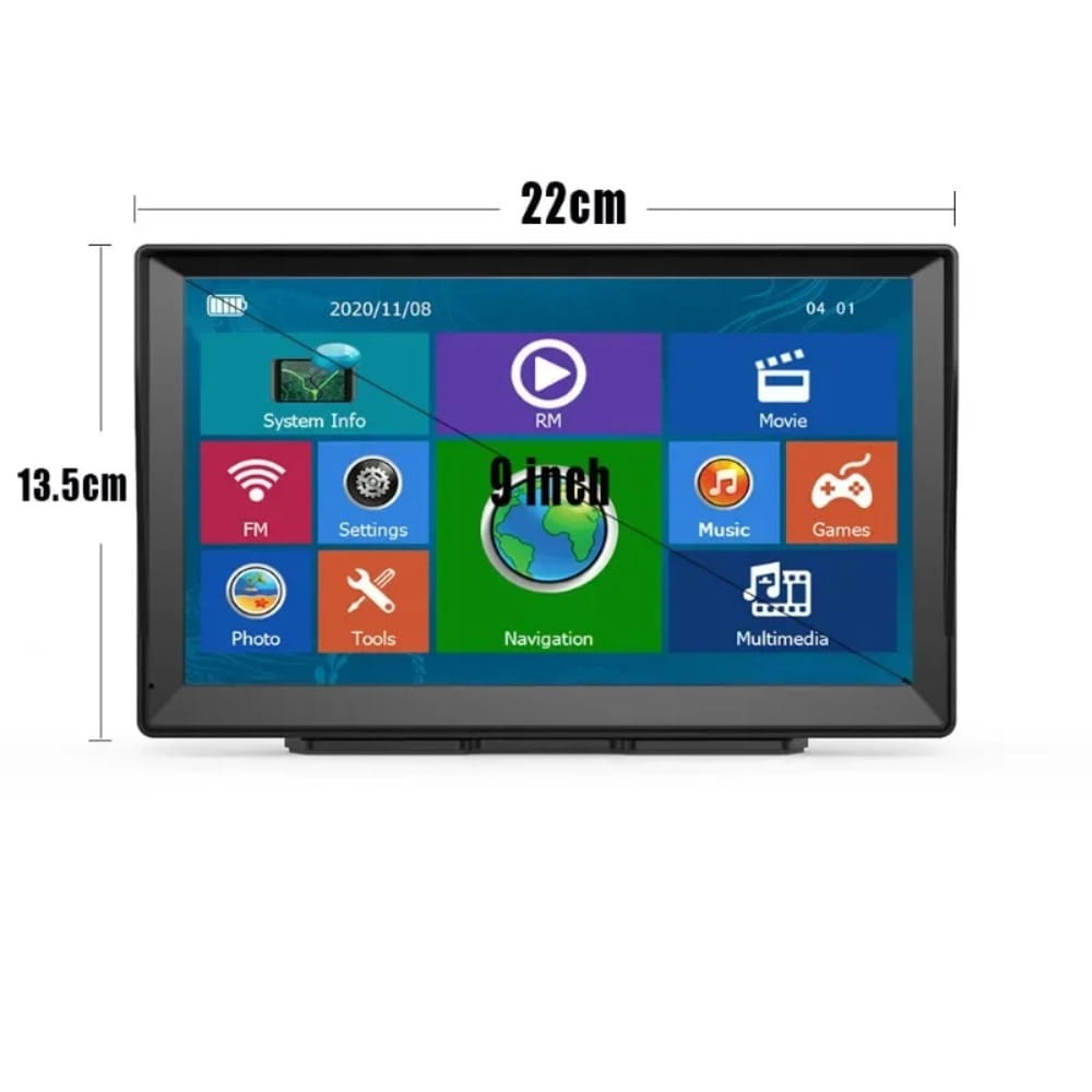 Car GPS Navigation System 5/7/8-inch Touch Screen 8G + 256M