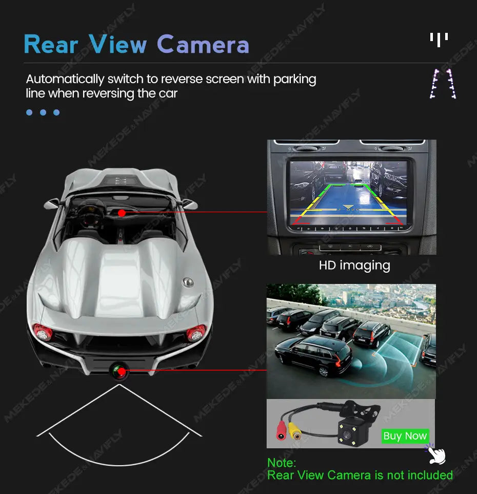Navifly 7’’ 1Din Android 15 Car Radio Multimedia Video