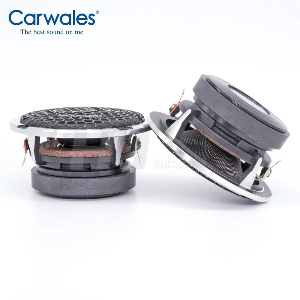 2pcs Car Universal Midrange Speaker 3.5 Inch Center Modified 3-way Audio System Music Sound Auto Mid Frequency