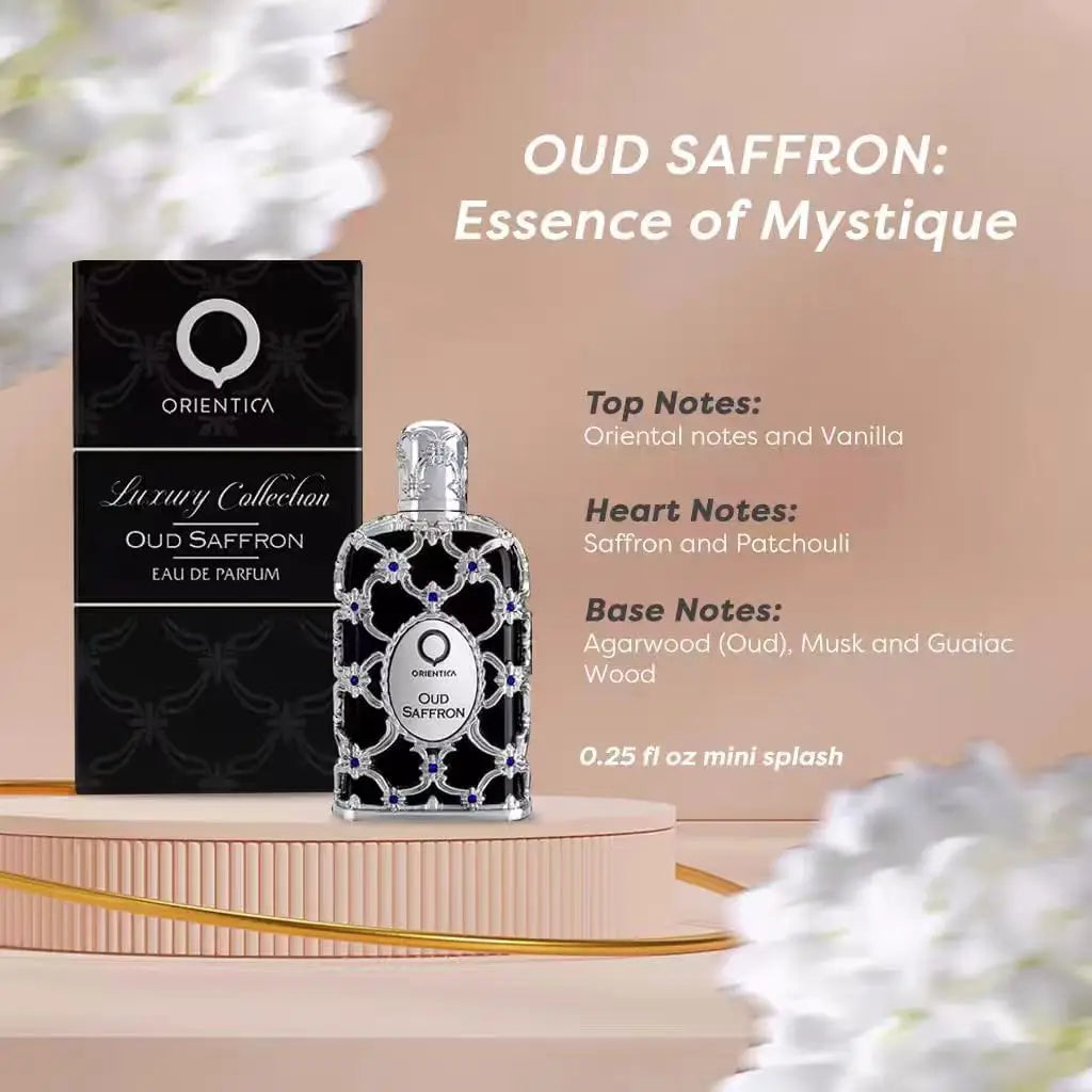 lattafa Oud Saffron Men Women Eau De spray Unisex Neutral Cologne long lasting perfumes de mujer originales perfume