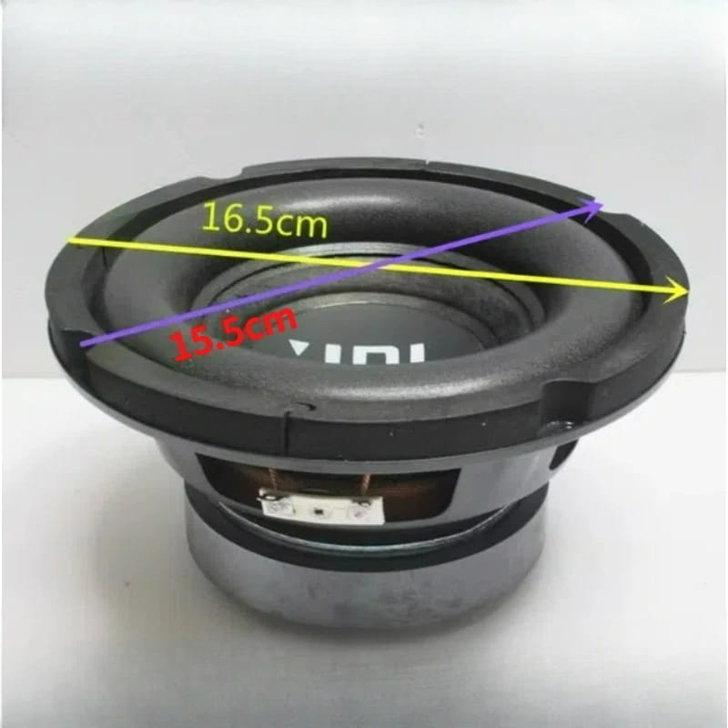 SOTAMIA 1Pcs 6.5 Inch Subwoofer 4 Ohm 200W Card Package Speaker Home Theater Smart Car Upgrade Modification