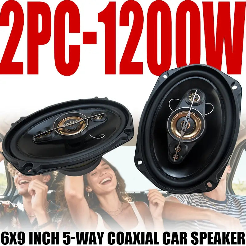 Car Speakers 2400W (2*1200W) Coaxial Speaker 6*9 Inch