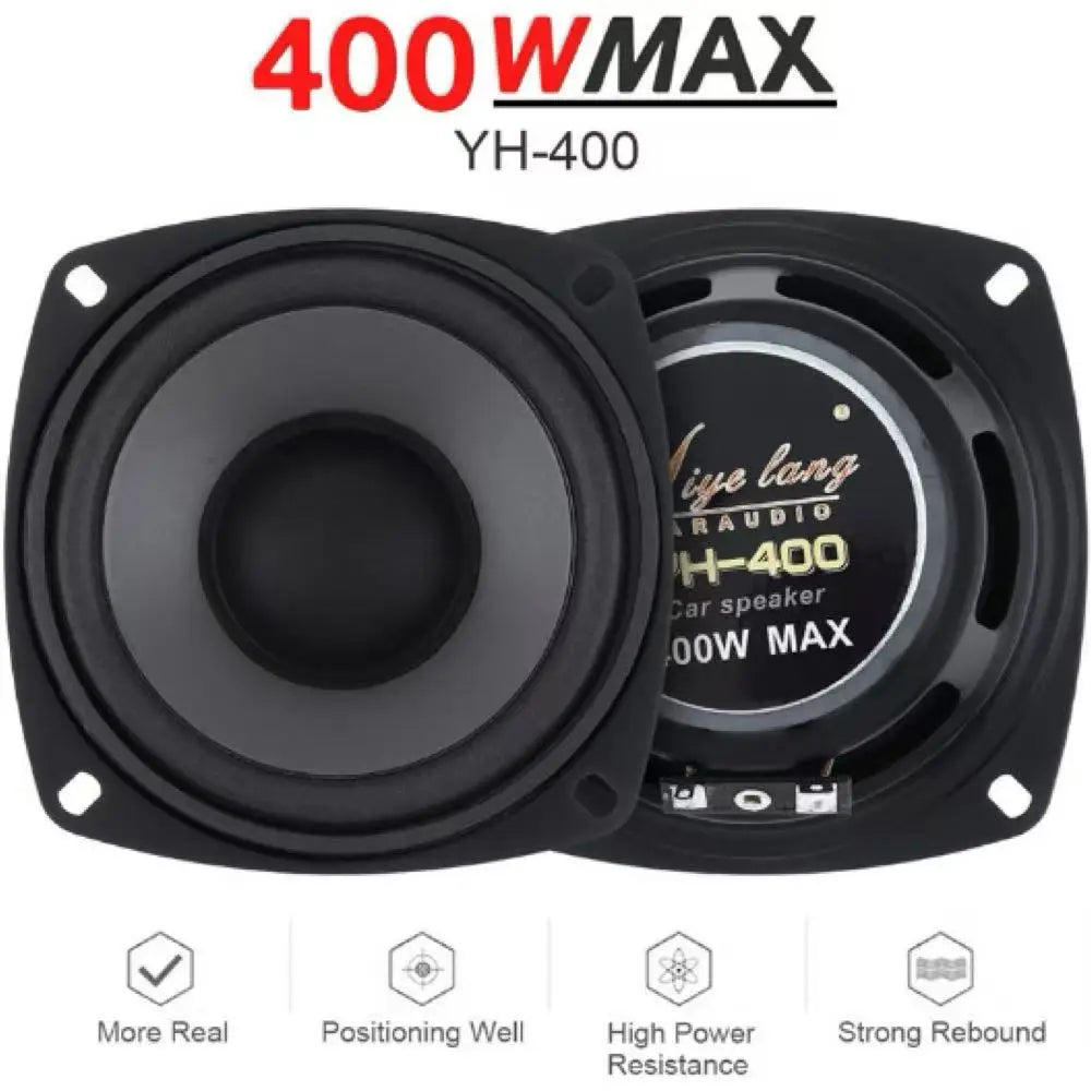 600W 6.5-inch/500W 5-inch/400W 4-inch car speaker sound