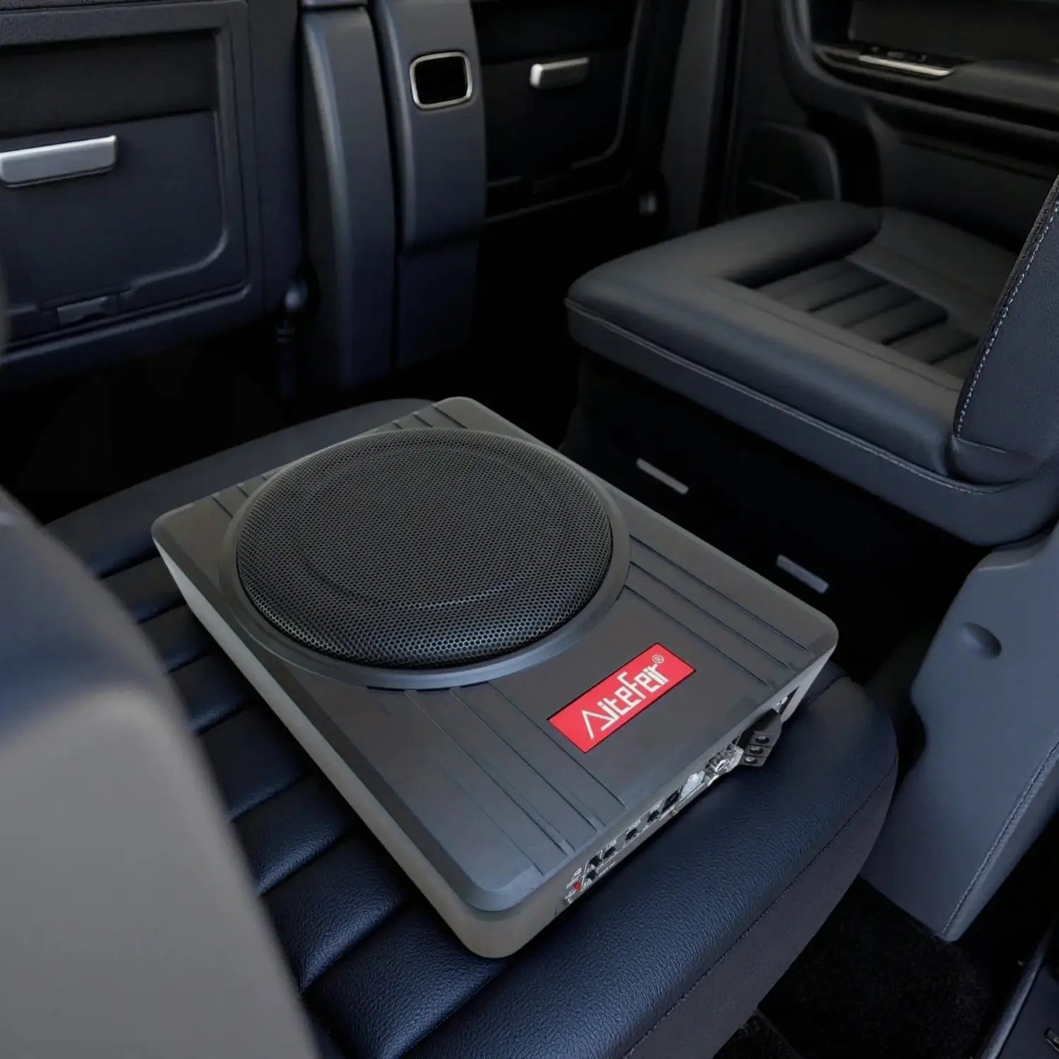 AiteFeir 10inch 1500W Universal Car Audio Active Subwoofer Speaker Maximum Power Square Ultra-Thin Auto