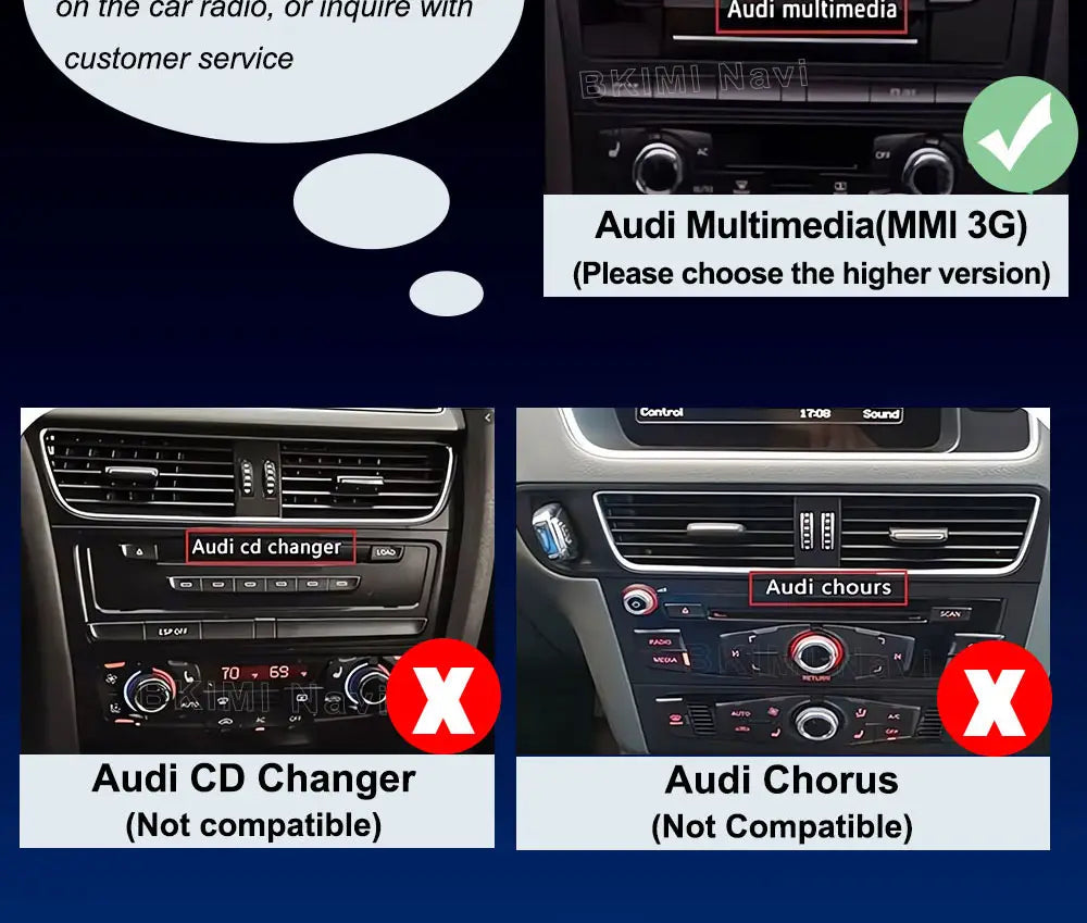 GPS Car Radio for Audi A3 2013 - 2020 Audio Multimedia